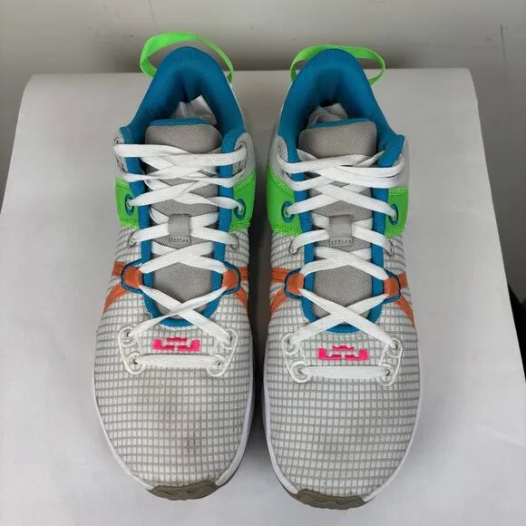 Nike LeBron Witness 7 Grey Fog Multi Color Sneakers Shoes Men's 13 DM1123-003