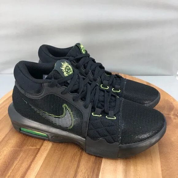 Nike LeBron‎ Witness 8 Basketball Shoes Mens 13 Black Volt Mesh Performance