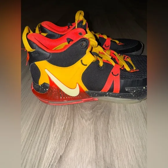 Nike LeBron  Witness Black and Yellow Athletic Shoes