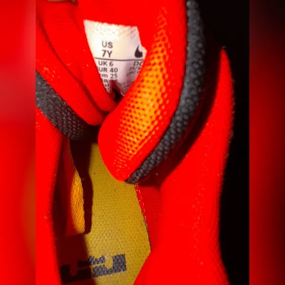 Nike LeBron  Witness Black and Yellow Athletic Shoes