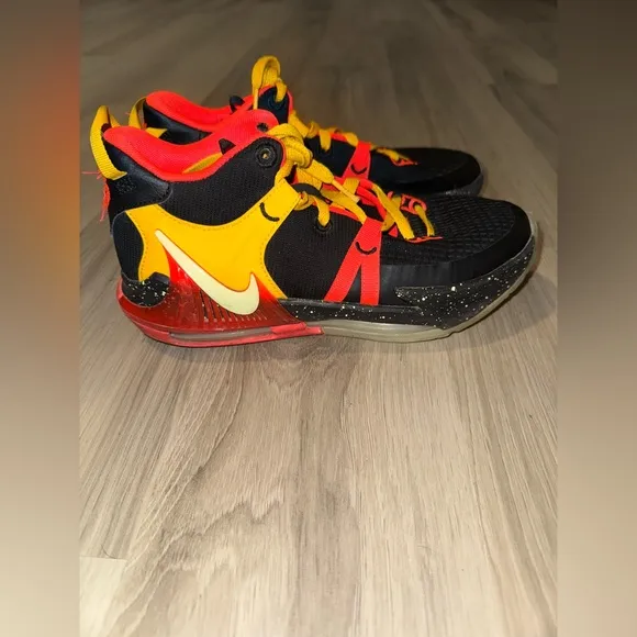 Nike LeBron  Witness Black and Yellow Athletic Shoes
