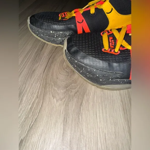 Nike LeBron  Witness Black and Yellow Athletic Shoes