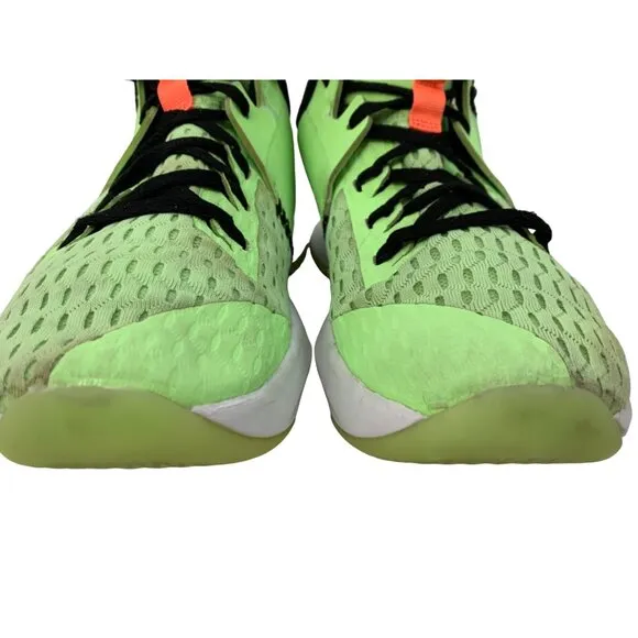 Nike LeBron Witness V5 Basketball Shoes Neon Green Size 8.5 US 7914 Used