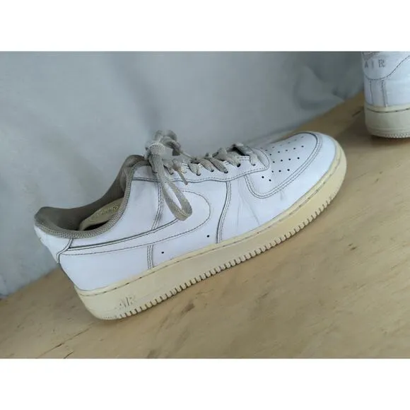 Nike Mens Air Force 1 07 315122-111 White Casual Shoes Sneakers Size 9.5