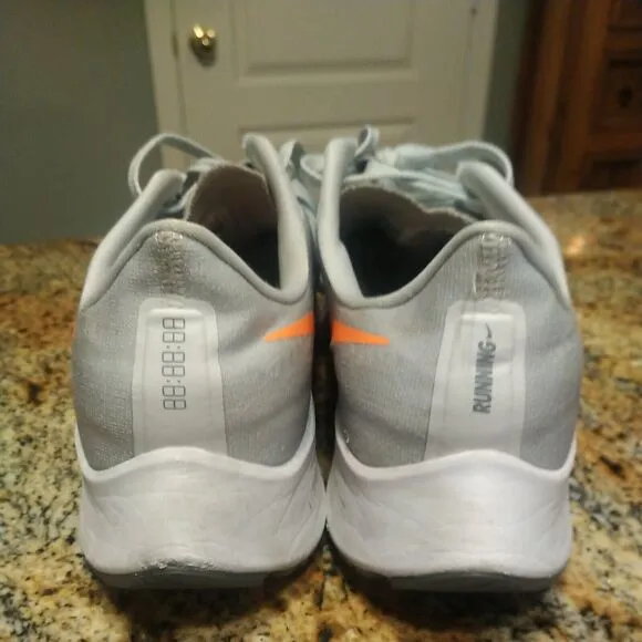 Nike Mens Air Zoom Pegasus 37 BQ9646-012 Gray Running Shoes Sneakers Size 11.5