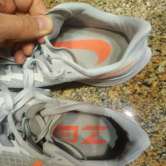 Nike Mens Air Zoom Pegasus 37 BQ9646-012 Gray Running Shoes Sneakers Size 11.5