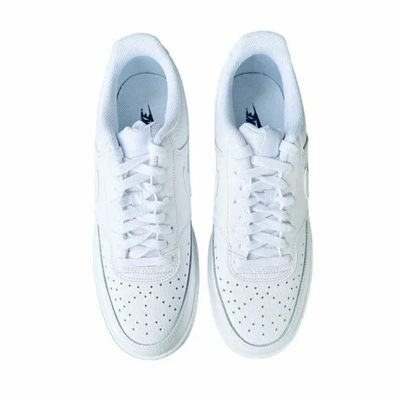 🤩Nike Mens Court Vision Low 8.5 White Casual Shoes CD5463-100 basketball Retro