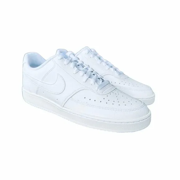 🤩Nike Mens Court Vision Low 8.5 White Casual Shoes CD5463-100 basketball Retro