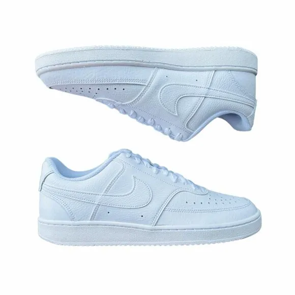 🤩Nike Mens Court Vision Low 8.5 White Casual Shoes CD5463-100 basketball Retro