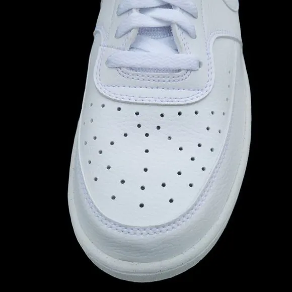 Nike Men's Court Vision Mid Triple White Basketball Shoes DN3577 100