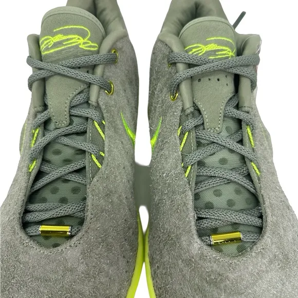 Nike Men's LeBron 21 'Algae' Suede Lace Up Basketball Shoes Size 11.5 FV2345 302