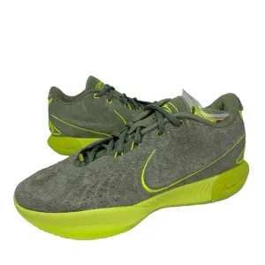 Nike Men's LeBron 21 'Algae' Suede Lace Up Basketball Shoes Size 11.5 FV2345 302