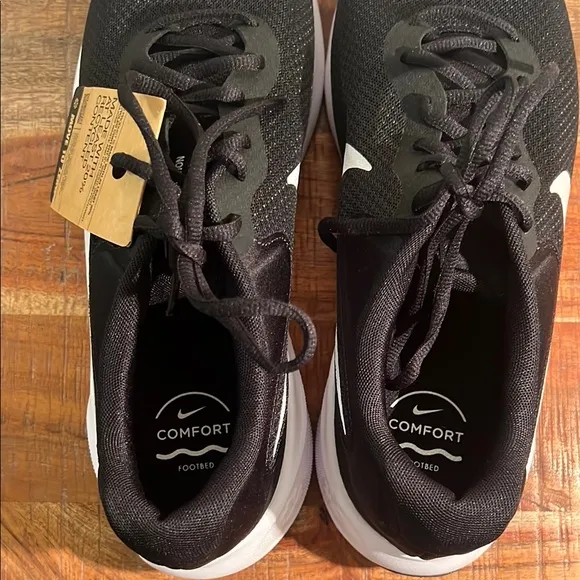Nike Men’s Revolution Black and White Athletic Shoes