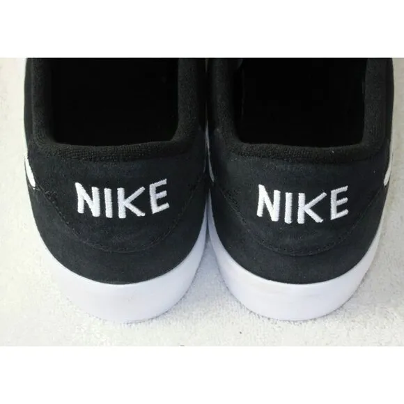 Nike Men's SB Heritage Vulc Classic Skate Shoes Black White Sizes NIB