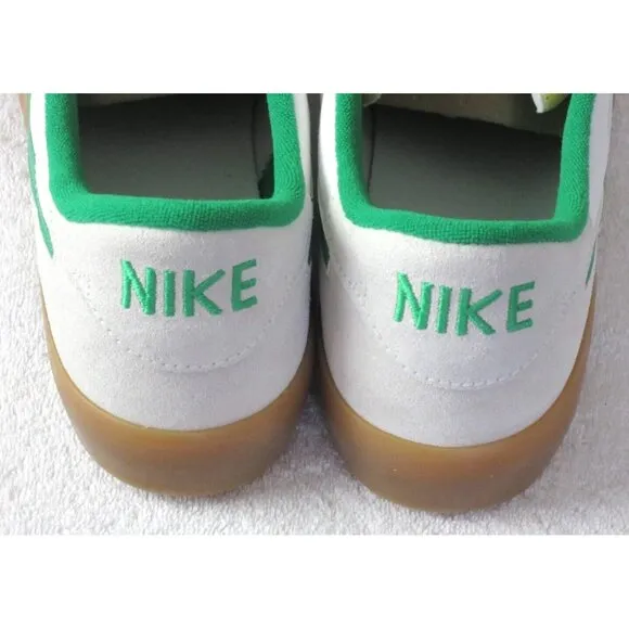 Nike Men's SB Heritage Vulc Skate Shoes Summit White Lucky Green Sizes NIB