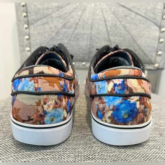 Nike Men’s Unique SB Stefan Janoski '2013 Pr 'Blue Digi Floral' SB Zoom-Size 13