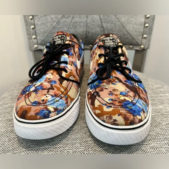 Nike Men’s Unique SB Stefan Janoski '2013 Pr 'Blue Digi Floral' SB Zoom-Size 13