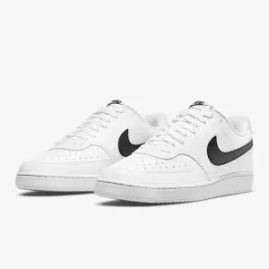 Nike men’s white &amp; black Court Vision Low Next Nature sneakers shoes size 10.5