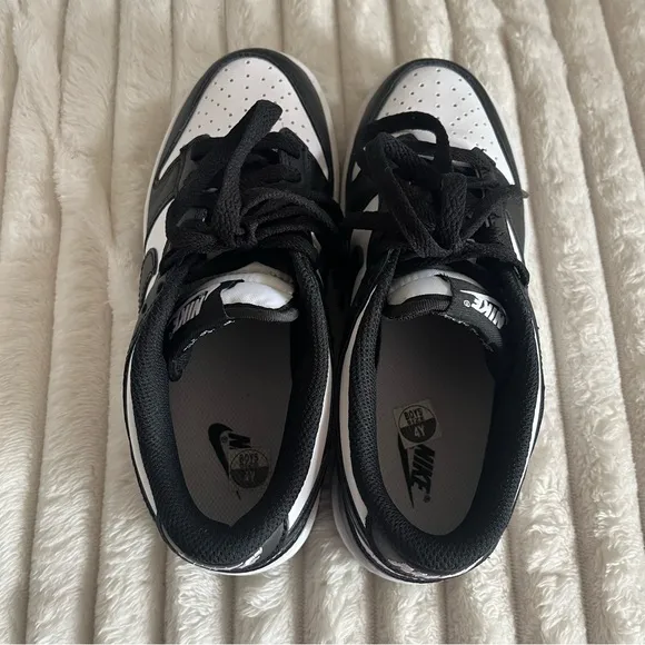 Nike Panda Dunk Low Sneakers - Youth Size 4 (Women’s 5.5), Black/White