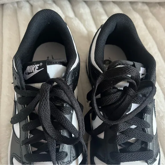Nike Panda Dunk Low Sneakers - Youth Size 4 (Women’s 5.5), Black/White