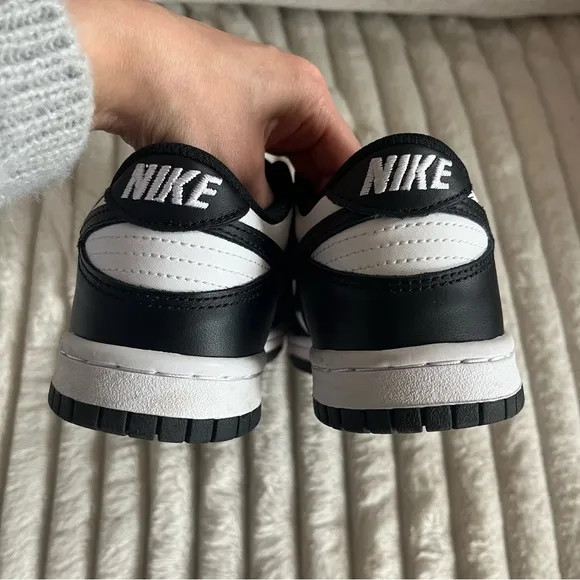 Nike Panda Dunk Low Sneakers - Youth Size 4 (Women’s 5.5), Black/White