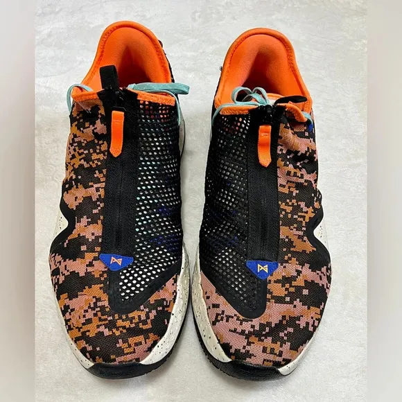Nike PG 4 Digi Camo Basketball Shoes - Size 17