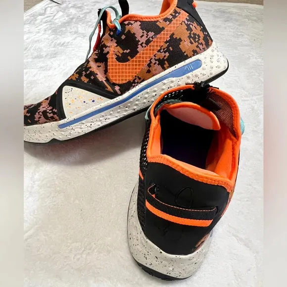 Nike PG 4 Digi Camo Basketball Shoes - Size 17