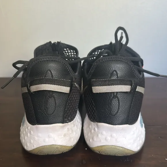 Nike PG 4 Paul George men black ice CD5079-001 lace &amp; zip up basketball shoes