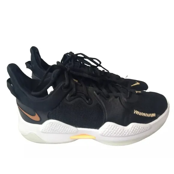 Nike PG 5 Black Multicolor Shoes Men's Size 10 basketball Sneakers CW3143-001