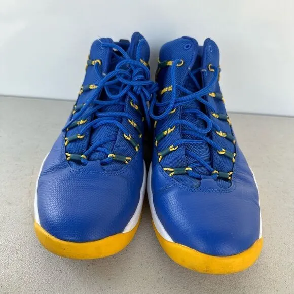 Nike Prime Flight Jordans Golden State Warriors Sneakers Shoes Size 8