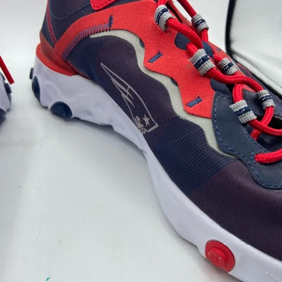 Nike React Element 55 NFL New England Patriots  Shoes Men’s 12