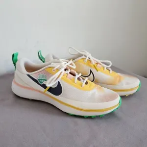 Nike React Infinity Pro Golf Shoes Pastel Yellow Green White Navy Size 7 Women's
