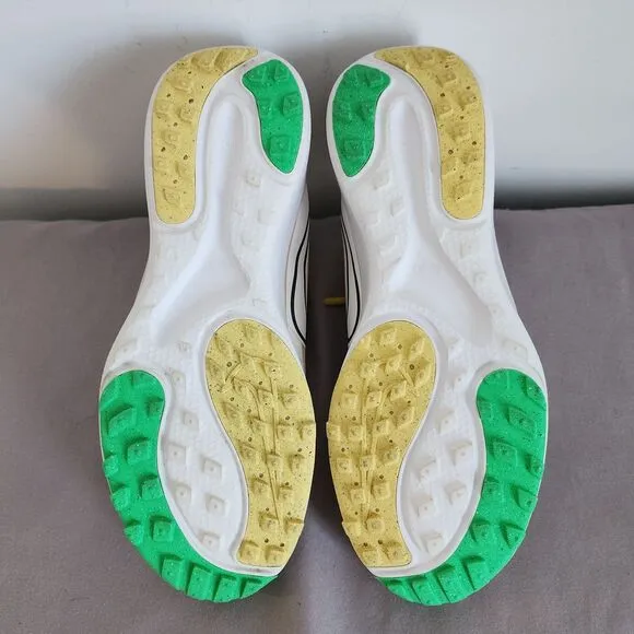 Nike React Infinity Pro Golf Shoes Pastel Yellow Green White Navy Size 7 Women's