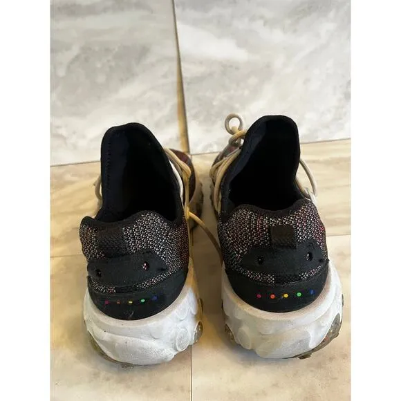 Nike React Presto Flyknit Multi Black Shoes Mens Sz 13 Sneakers 2020 CN1709-001