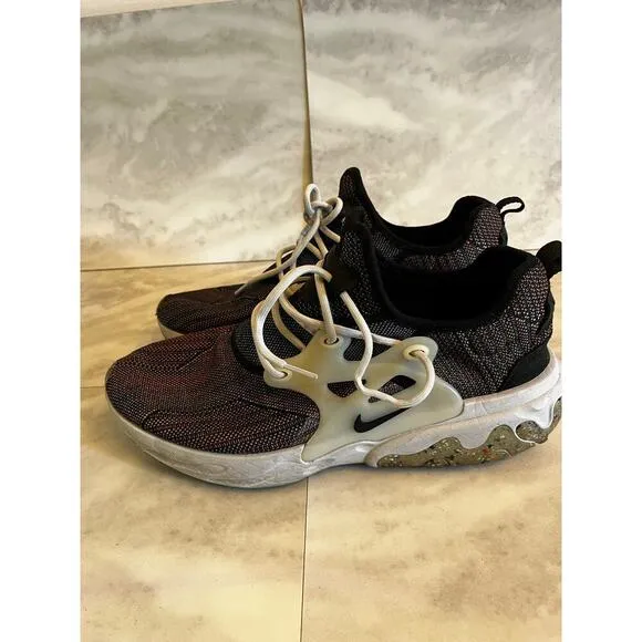 Nike React Presto Flyknit Multi Black Shoes Mens Sz 13 Sneakers 2020 CN1709-001