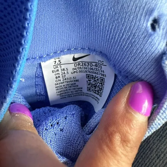 ⭐Nike ReactX Infinity Run 4 Royal Pulse Sz 7.5 Women's Shoes Blue DR2670-403 New