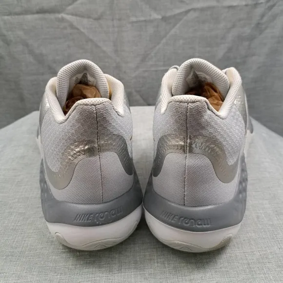 Nike Renew Elevate Basketball Shoes/Sneakers Size 11.5 Cool Grey Metallic Gold