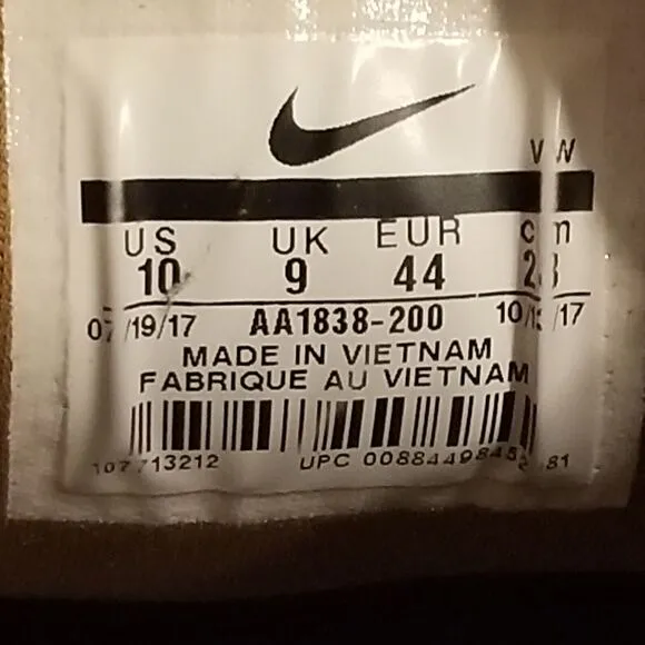 NIKE Roshe G Premium Men's Size 10 Brown Leather Spikeless Golf Shoes AA1838-200