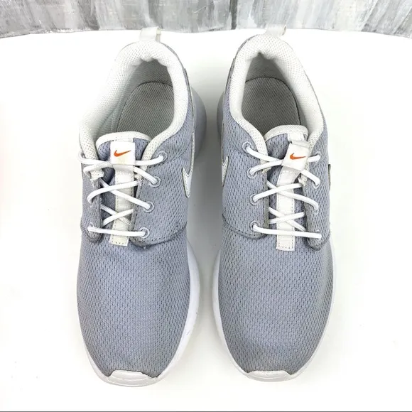 NIKE Roshe One GS Sneakers Wolf Grey and White Running Tennis Shoes With Box 5Y