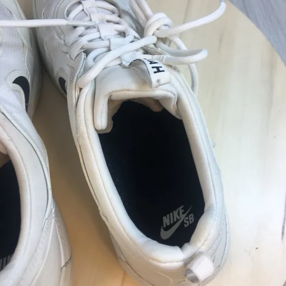 Nike SB Nyjah Free 2 Summit White/Black Shoes Sneakers BV2078-100 Size 10 Men’s