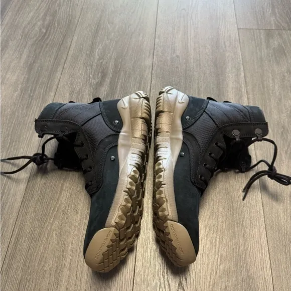 Nike SFB 6&quot; NSW Black Light Taupe Leather Boots 862507-002 Men's US Size 7.5 New