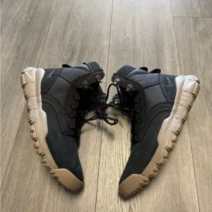 Nike SFB 6&quot; NSW Black Light Taupe Leather Boots 862507-002 Men's US Size 7.5 New