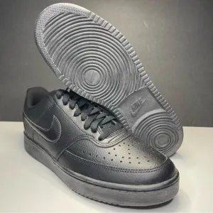 Nike Shoes Court Vision Low Triple Black Athletic CD 5434-003 Womens 6 or 9