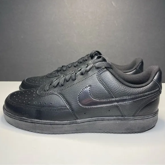 Nike Shoes Court Vision Low Triple Black Athletic CD 5434-003 Womens 6 or 9