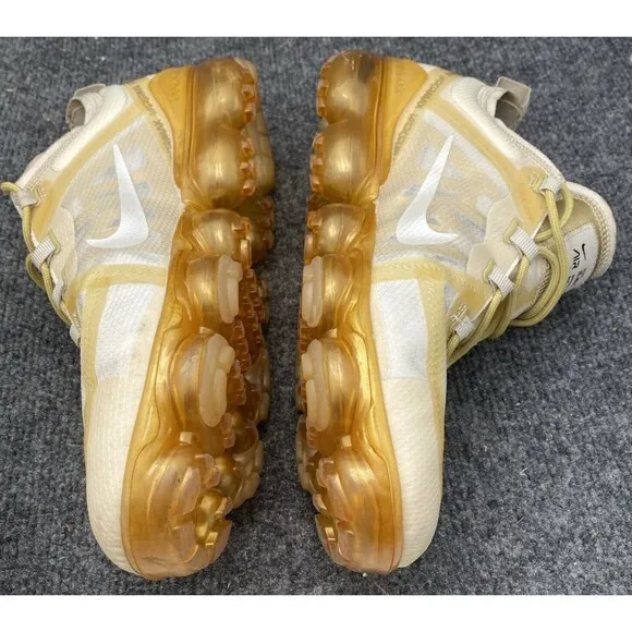 Nike  Shoes Men Size 8.5 Air VaporMax 2019 Cream Light Bone Sneakers AR6632-101
