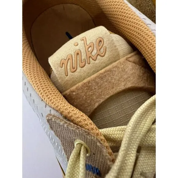 Nike Shoes Mens Size 10.5 Air Max Pre Day‎ Tan Yellow Blue Gray Casual Sneakers