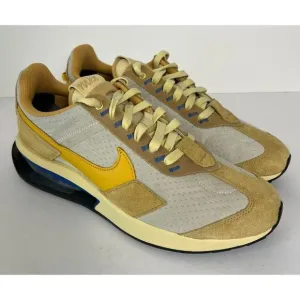 Nike Shoes Mens Size 10.5 Air Max Pre Day‎ Tan Yellow Blue Gray Casual Sneakers