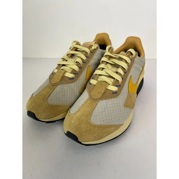 Nike Shoes Mens Size 10.5 Air Max Pre Day‎ Tan Yellow Blue Gray Casual Sneakers