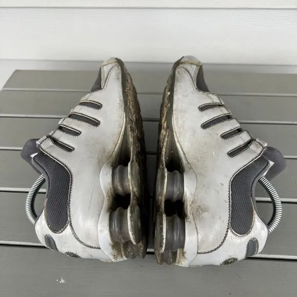 Nike Shox NZ Men’s Size 8.5 Dark Grey Shoes Sneakers 378341-800