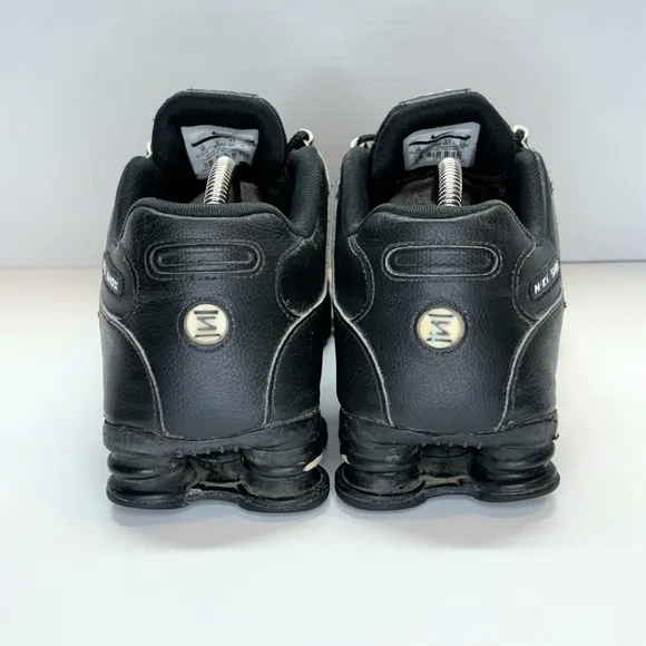 Nike Shox NZ Triple Black Men's Running Shoes Leather 501524-091 Size 10